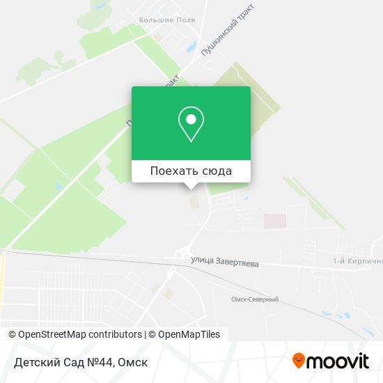 Карта Детский Сад №44