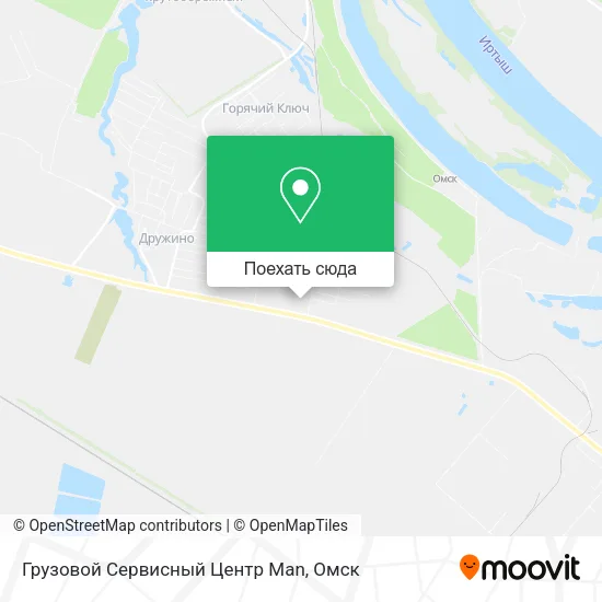 Карта Грузовой Сервисный Центр Man