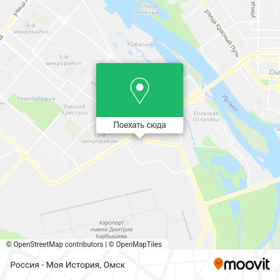 Карта Россия - Моя История