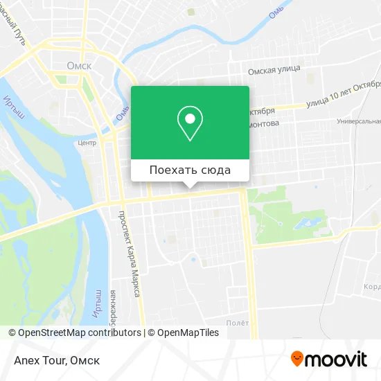 Карта Anex Tour