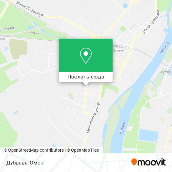 Карта Дубрава