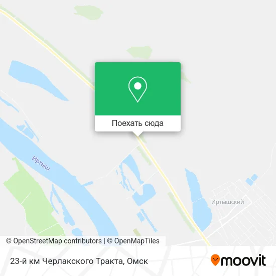 Карта 23-й км Черлакского Тракта