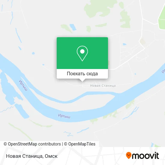 Карта Новая Станица