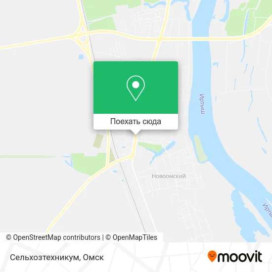 Карта Сельхозтехникум