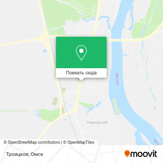 Карта Троицкое