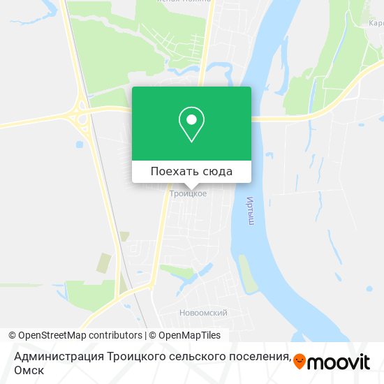 Карта Администрация Троицкого сельского поселения