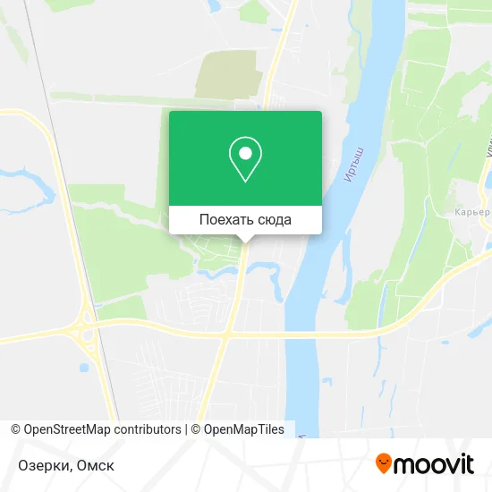 Карта Озерки