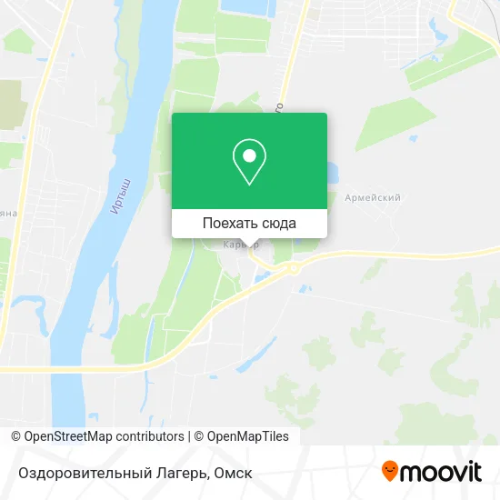 Карта Оздоровительный Лагерь