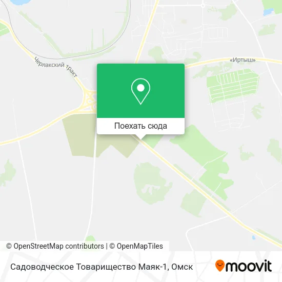 Карта Садоводческое Товарищество Маяк-1