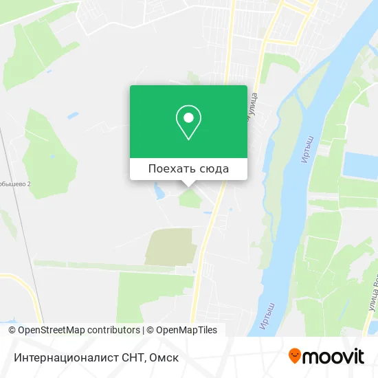 Карта Интернационалист СНТ