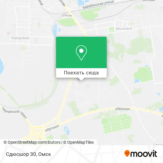 Карта Сдюсшор 30