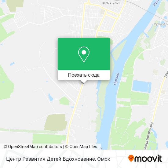 Карта Центр Развития Детей Вдохновение