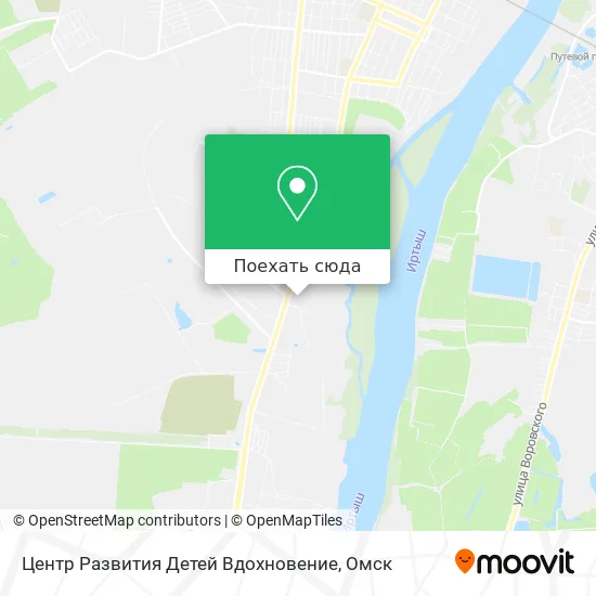 Карта Центр Развития Детей Вдохновение