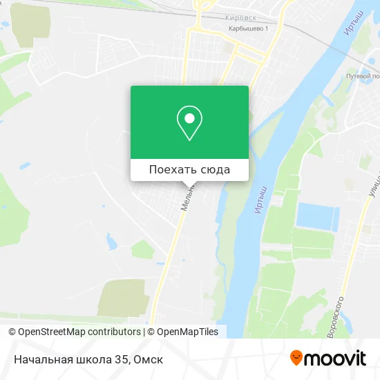 Карта Начальная школа 35
