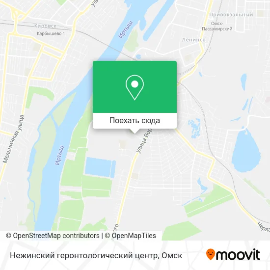 Карта Нежинский геронтологический центр