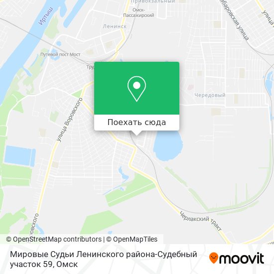 Карта Мировые Судьи Ленинского района-Судебный участок 59