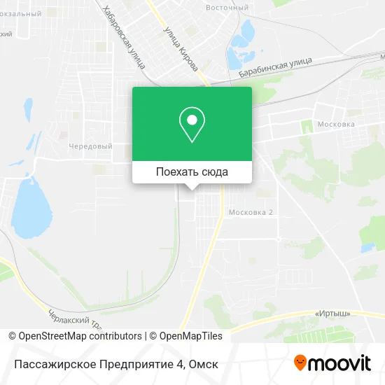 Карта Пассажирское Предприятие 4