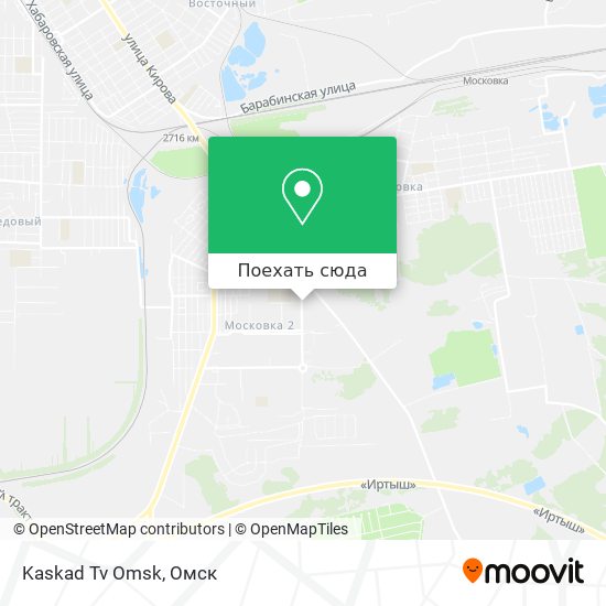 Карта Kaskad Tv Omsk