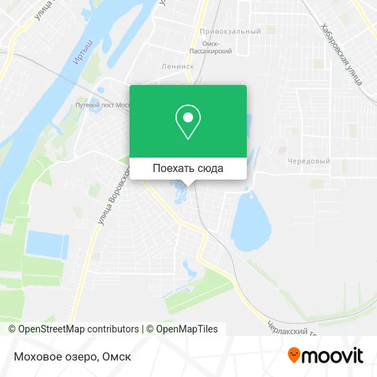 Карта Моховое озеро