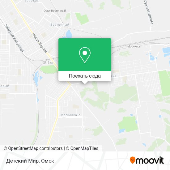 Карта Детский Мир