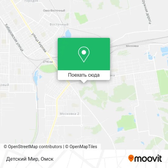 Карта Детский Мир