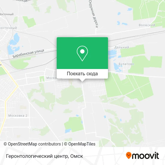 Карта Геронтологический центр