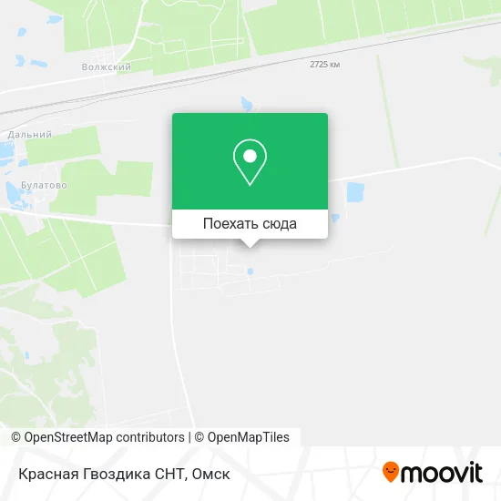 Карта Красная Гвоздика СНТ