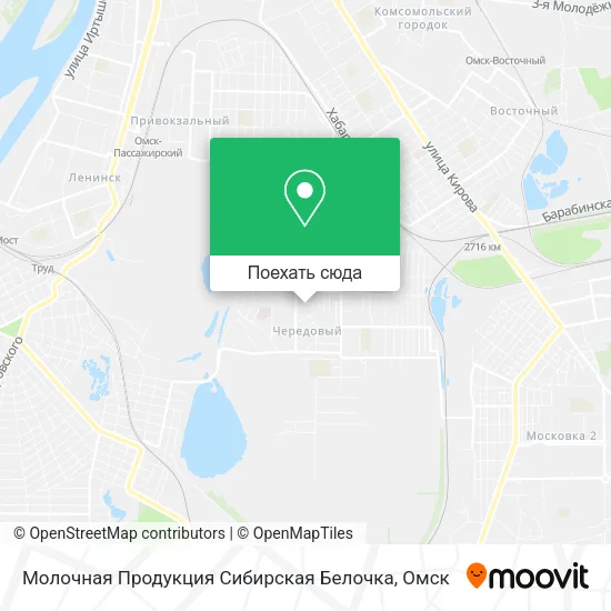 Карта Молочная Продукция Сибирская Белочка