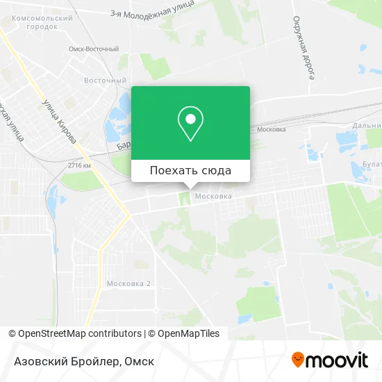 Карта Азовский Бройлер
