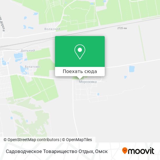 Карта Садоводческое Товарищество Отдых