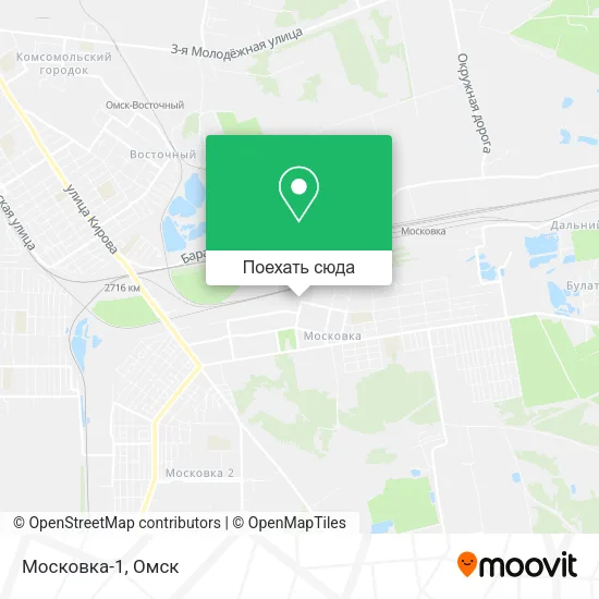 Карта Московка-1