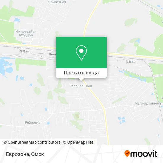 Карта Еврозона