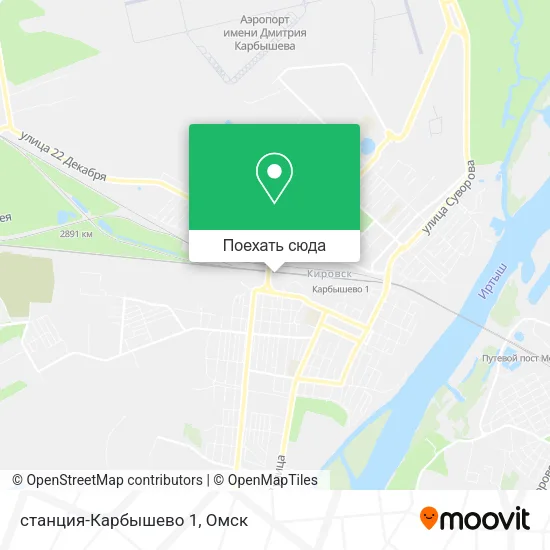 Карта станция-Карбышево 1