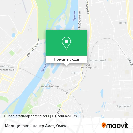 Карта Медицинский центр Аист