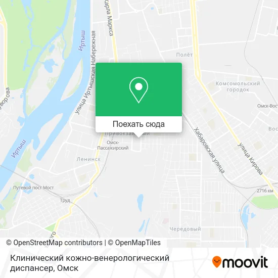 Карта Клинический кожно-венерологический диспансер