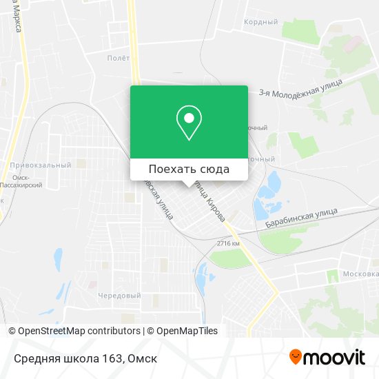 Карта Средняя школа 163