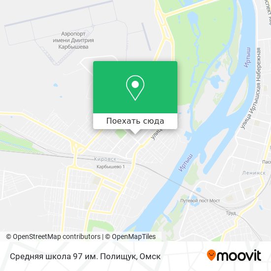 Карта Средняя школа 97 им. Полищук