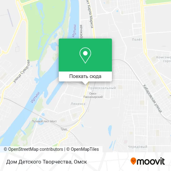 Карта Дом Детского Творчества