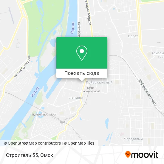 Карта Строитель 55