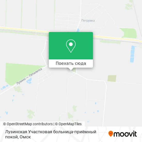 Карта Лузинская Участковая больница-приёмный покой