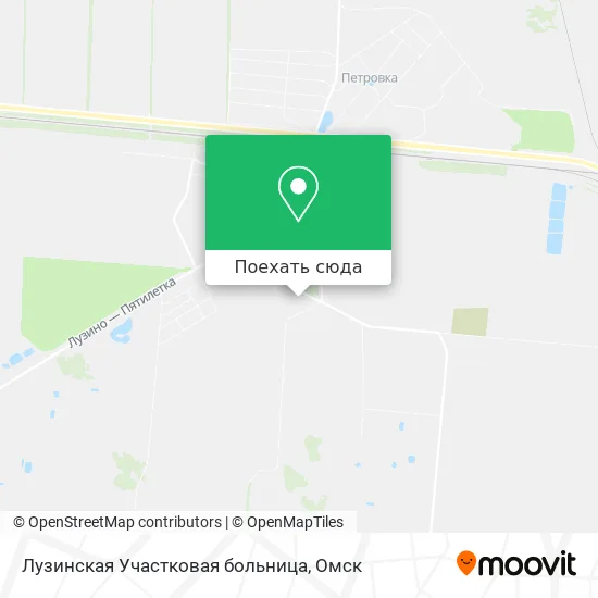 Карта Лузинская Участковая больница