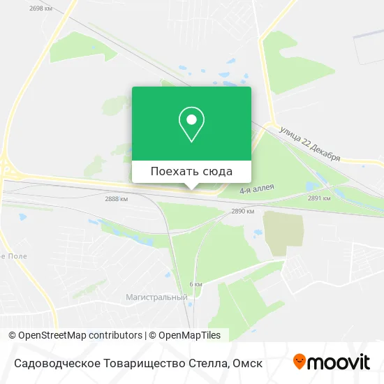 Карта Садоводческое Товарищество Стелла