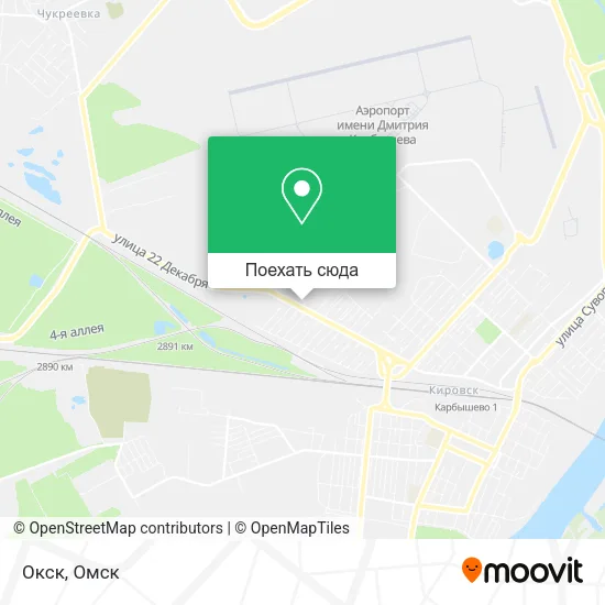 Карта Окск