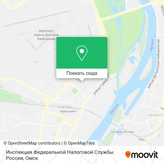 Карта Инспекция Федеральной Налоговой Службы России