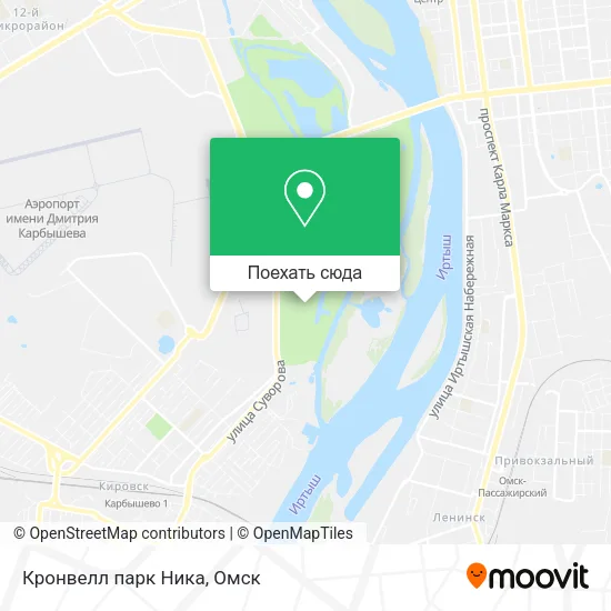 Карта Кронвелл парк Ника