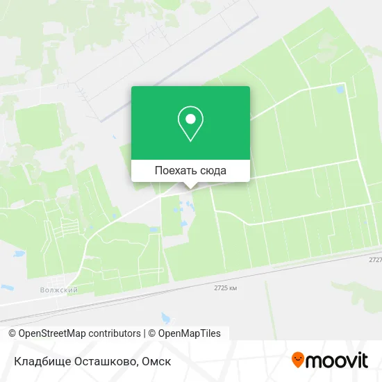 Карта Кладбище Осташково