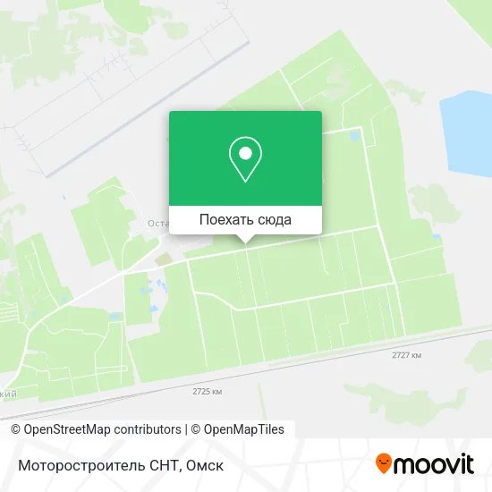 Карта Моторостроитель СНТ