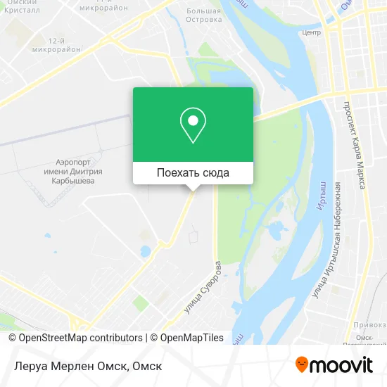 Карта Леруа Мерлен Омск