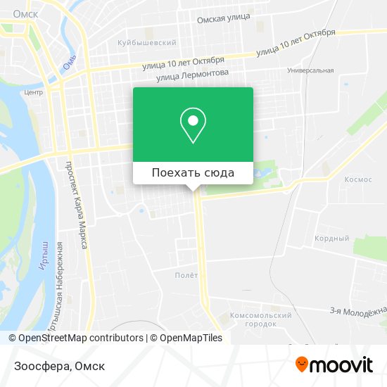 Карта Зоосфера