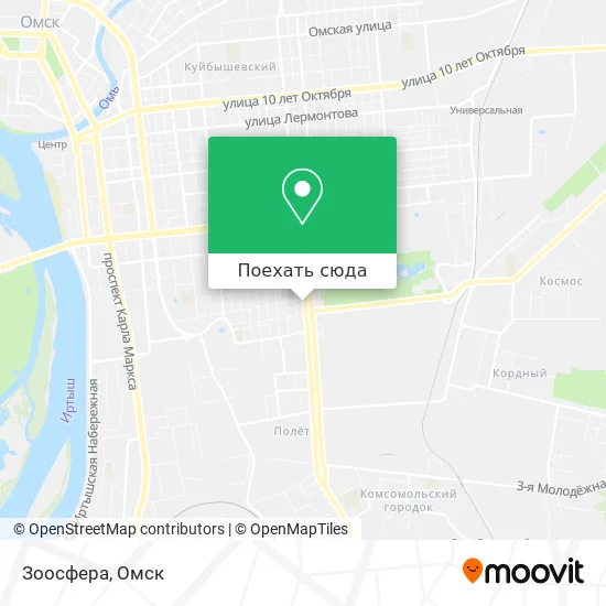 Карта Зоосфера